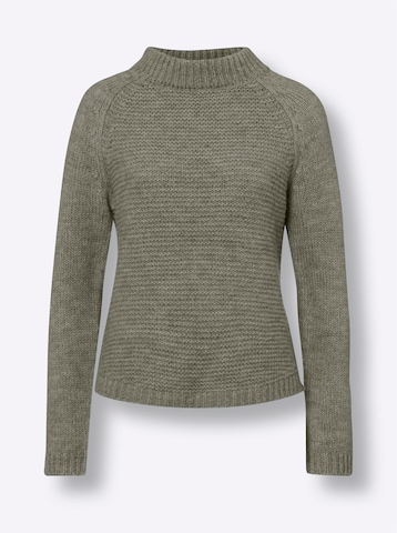 Pull-over heine en vert : devant