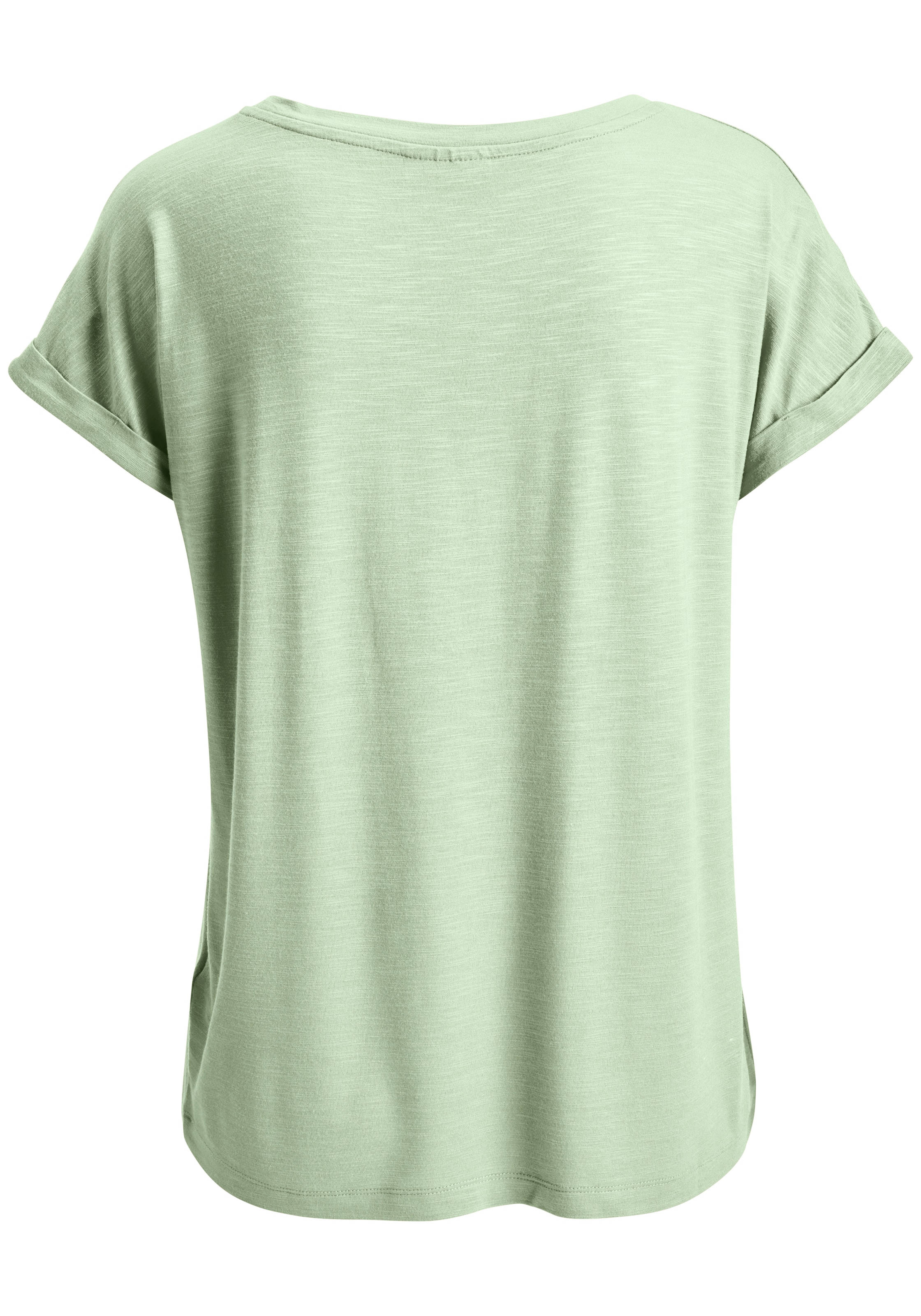 BEACH TIME Shirt in Grün