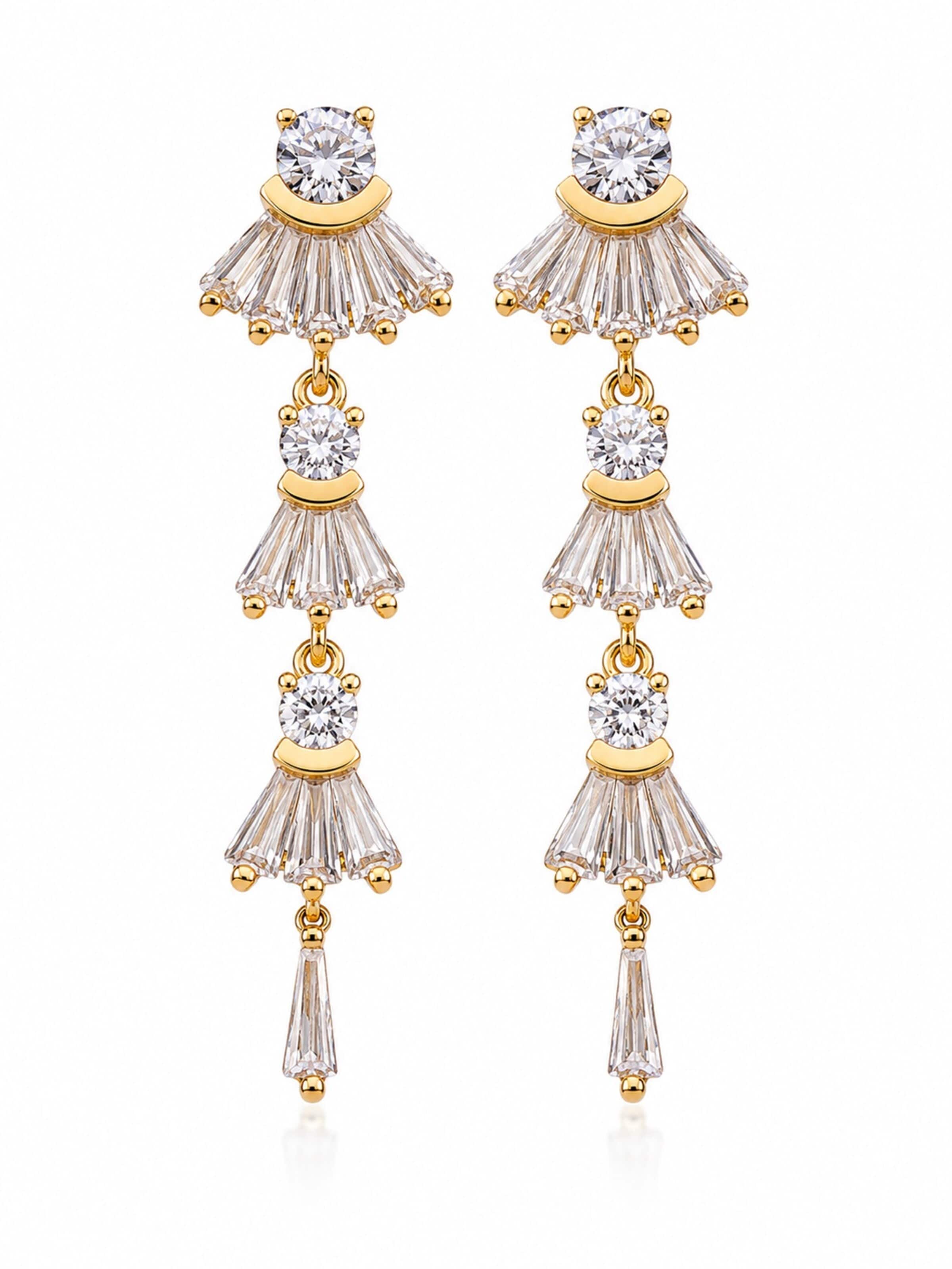 CHIVAL Earrings 'Verisse' in Gold: front