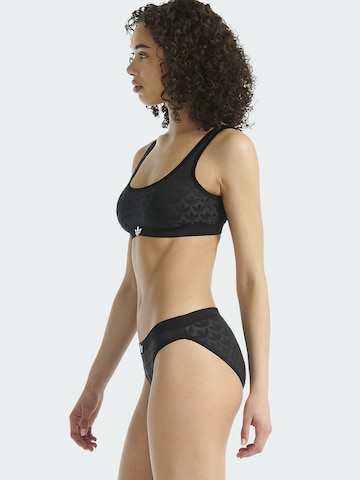 Bustier Soutien-gorge 'Microterrot Monogram' ADIDAS ORIGINALS en noir