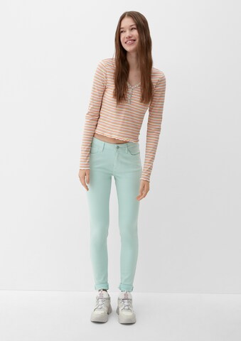 QS Skinny Jeans in Grün