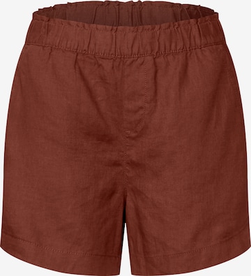 Street One Studio Loosefit Shorts in Braun: Vorderseite