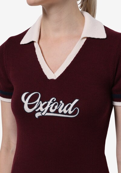 Colin's Sweater in Beige / Wine red, Item view