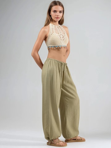 Loosefit Pantaloni di Busem in verde