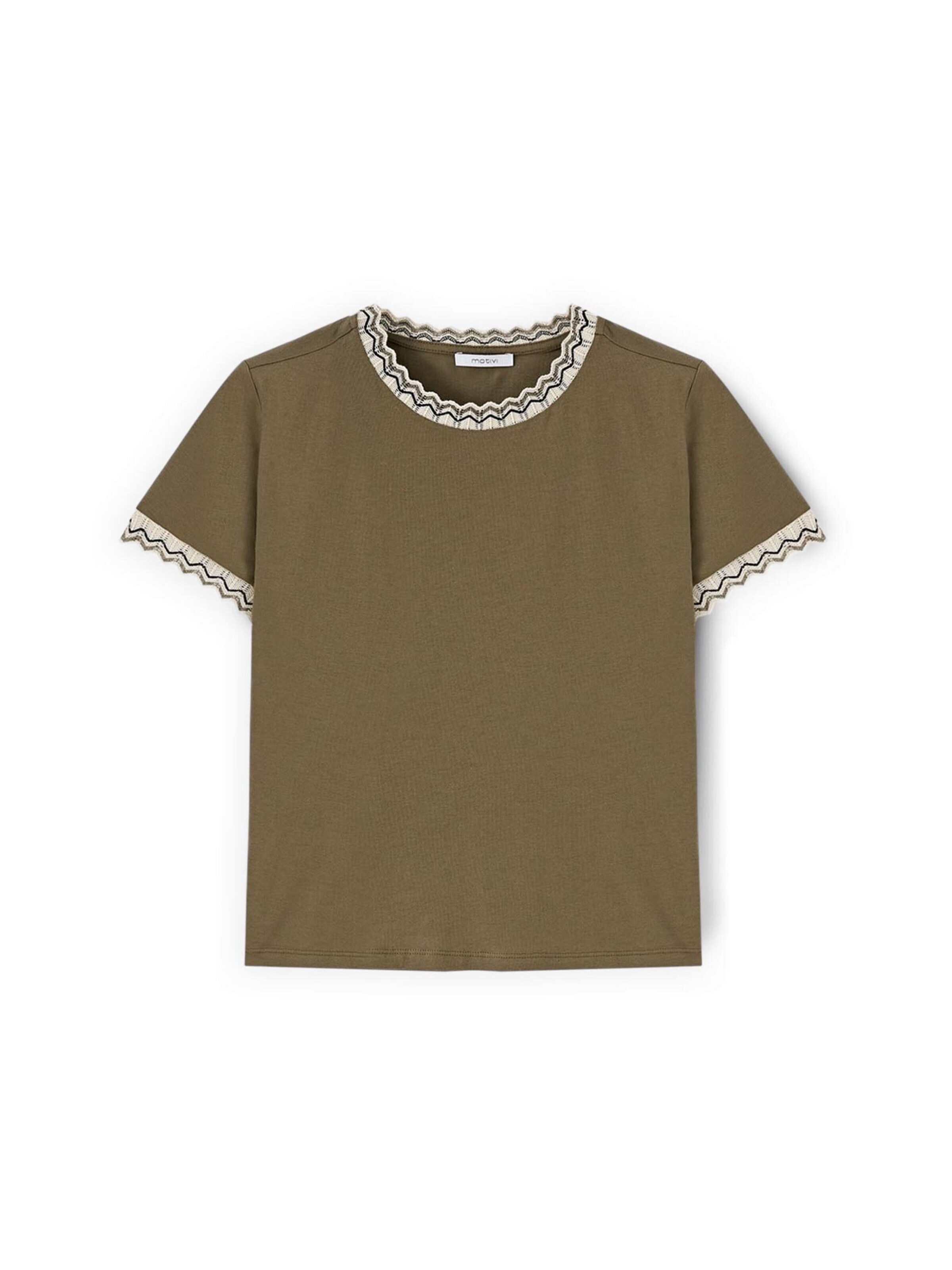 MOTIVI - Camiseta en verde: frente