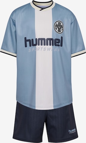 Hummel Trainingspak in Blauw: voorkant