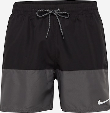 Nike Swim Athletic Swim Trunks 'Split 5' in Black: front