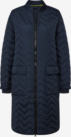 Ulla Popken Winter Jacket in Blue: front