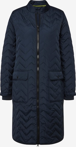 Ulla Popken Winter Jacket in Blue: front