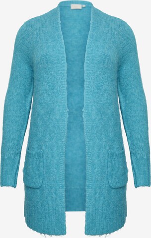 Cardigan 'Lioma' KAFFE CURVE en bleu : devant