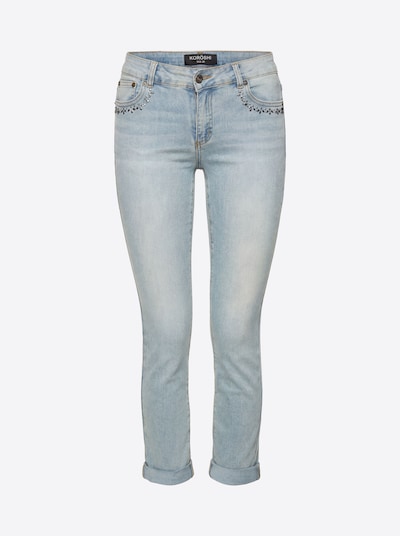 KOROSHI Jeans in de kleur Lichtblauw, Productweergave