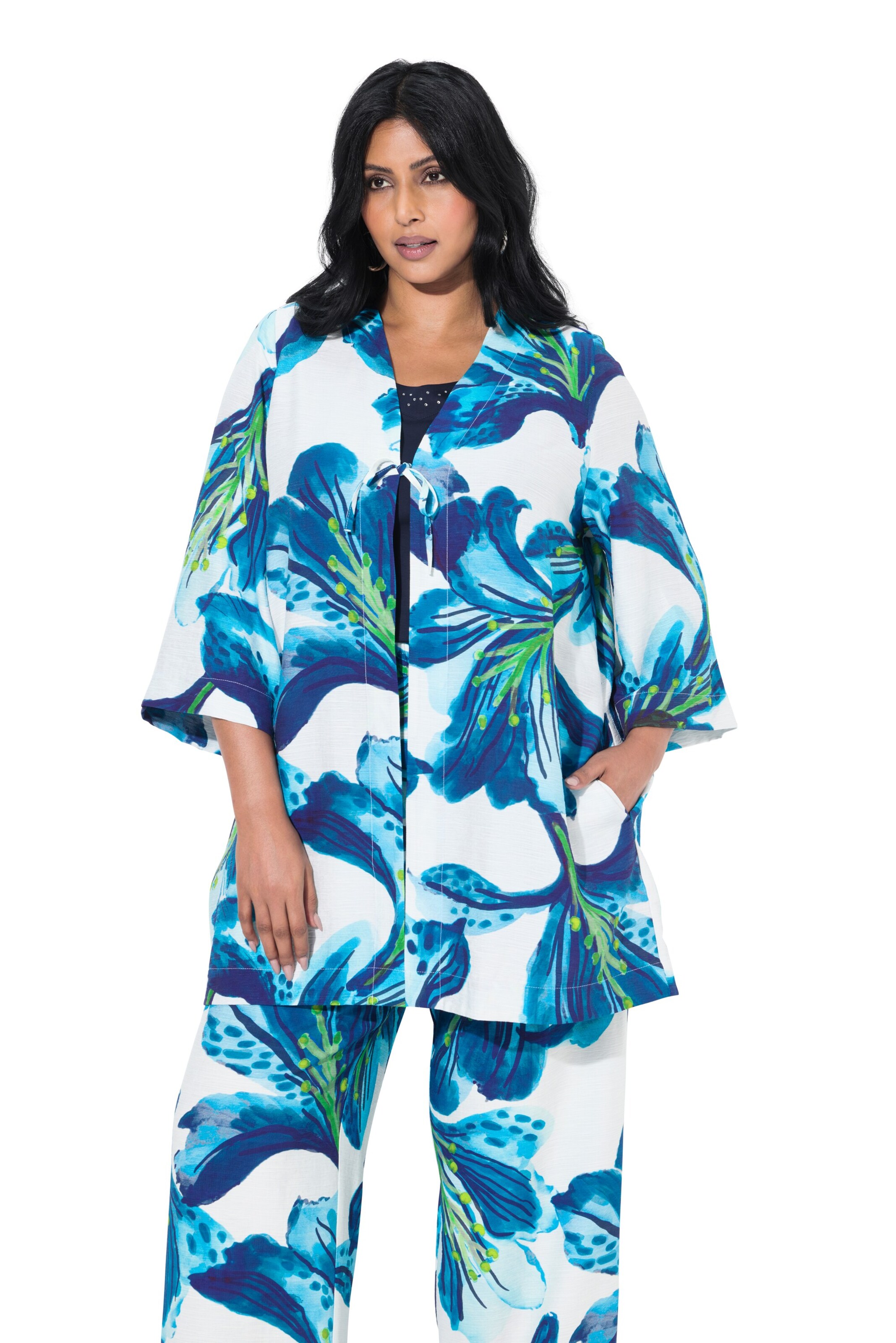 Ulla Popken Jacke in Blau: Vorderseite