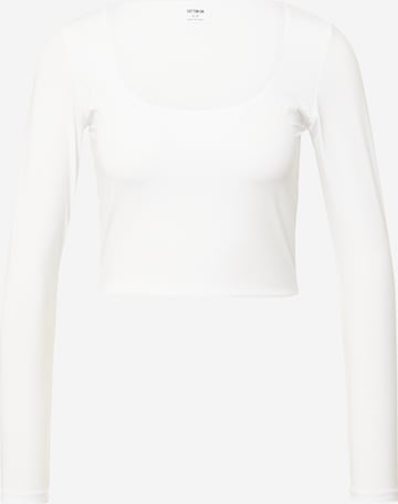 T-shirt Cotton On en blanc : devant