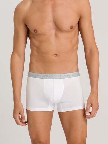 Boxers Hanro en blanc : devant