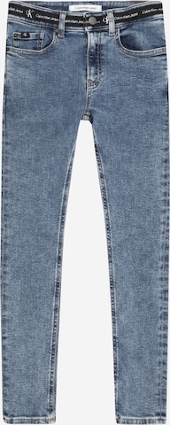 Calvin Klein Jeans - Skinny Vaquero en azul: frente