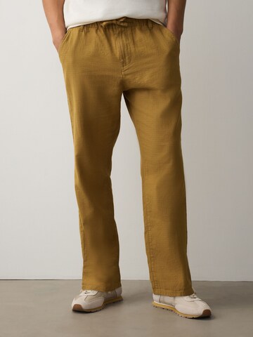 Regular Pantalon Next en jaune : devant