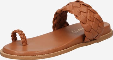 VERO MODA Flip-Flops 'LEOMI' i brun: forside
