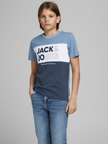 zils Jack & Jones Junior T-Krekls: no priekšpuses