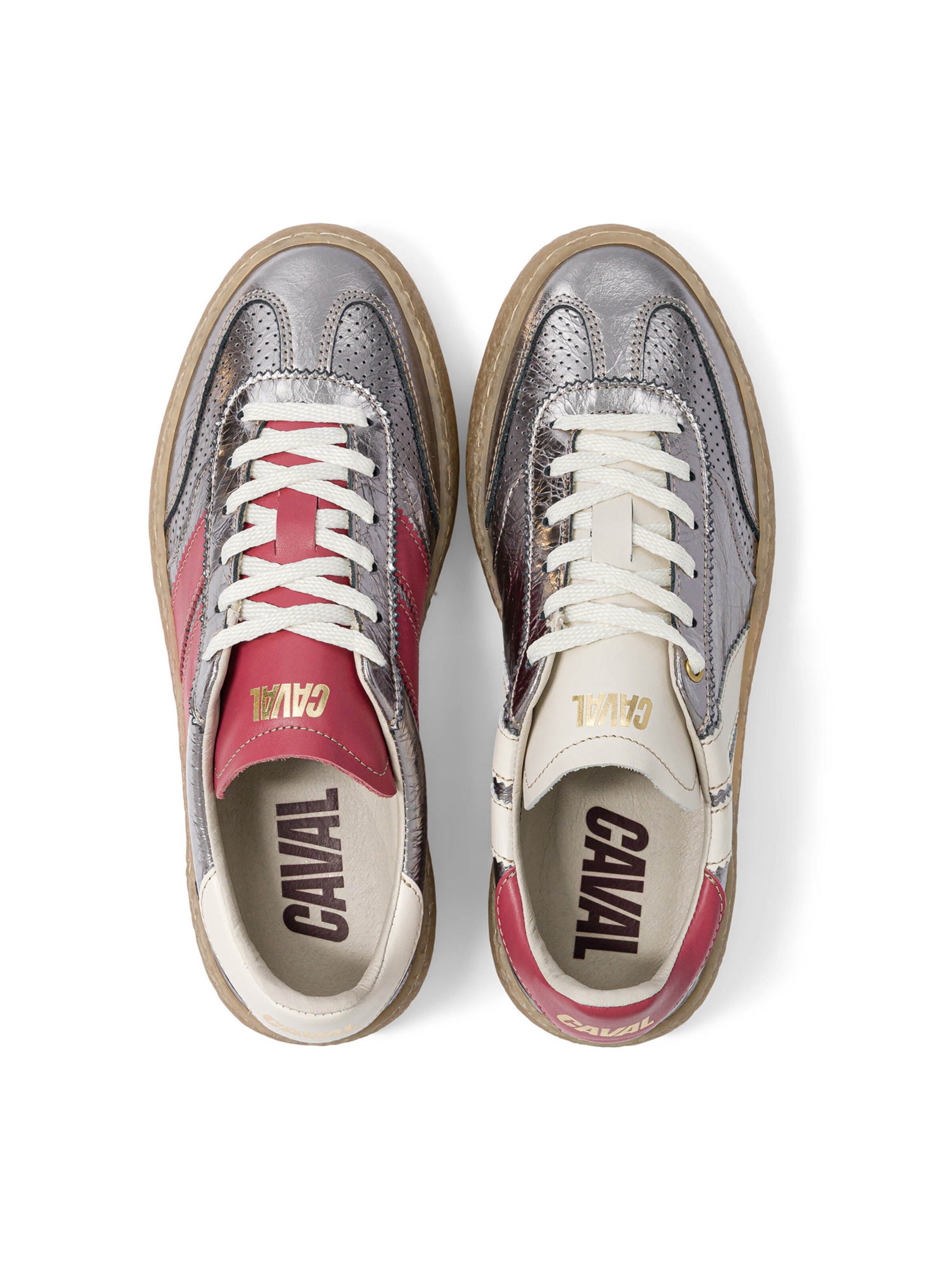 Scarpa stringata ' HIGH PULSE ' di Caval in argento
