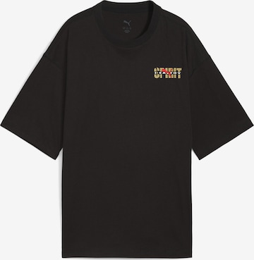 PUMA T-Shirt 'Wardrobe Essentials Go Together' in Schwarz: Vorderseite