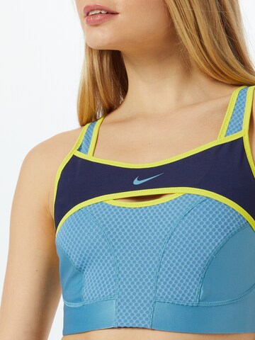 NIKE - Bustier Sujetador deportivo 'Alpha' en azul