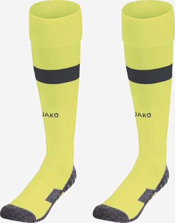 JAKO Soccer Socks 'Boca' in Yellow: front