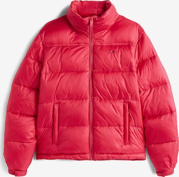 Tommy Jeans Jacke 'ESS' in Rot: Vorderseite