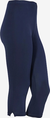 Cellbes of Sweden Skinny Capri-Leggings mit Seiten-Schlitzen in Blau: Vorderseite