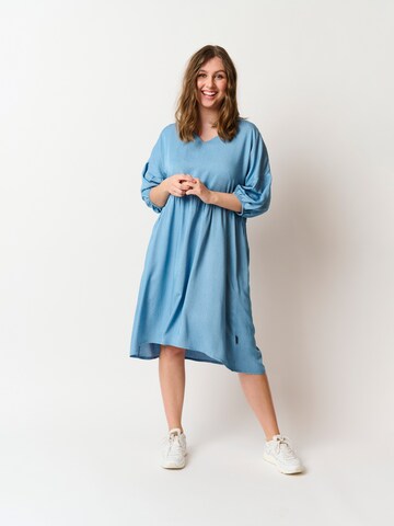 Pont Neuf Dress 'Amarie' in Blue: front