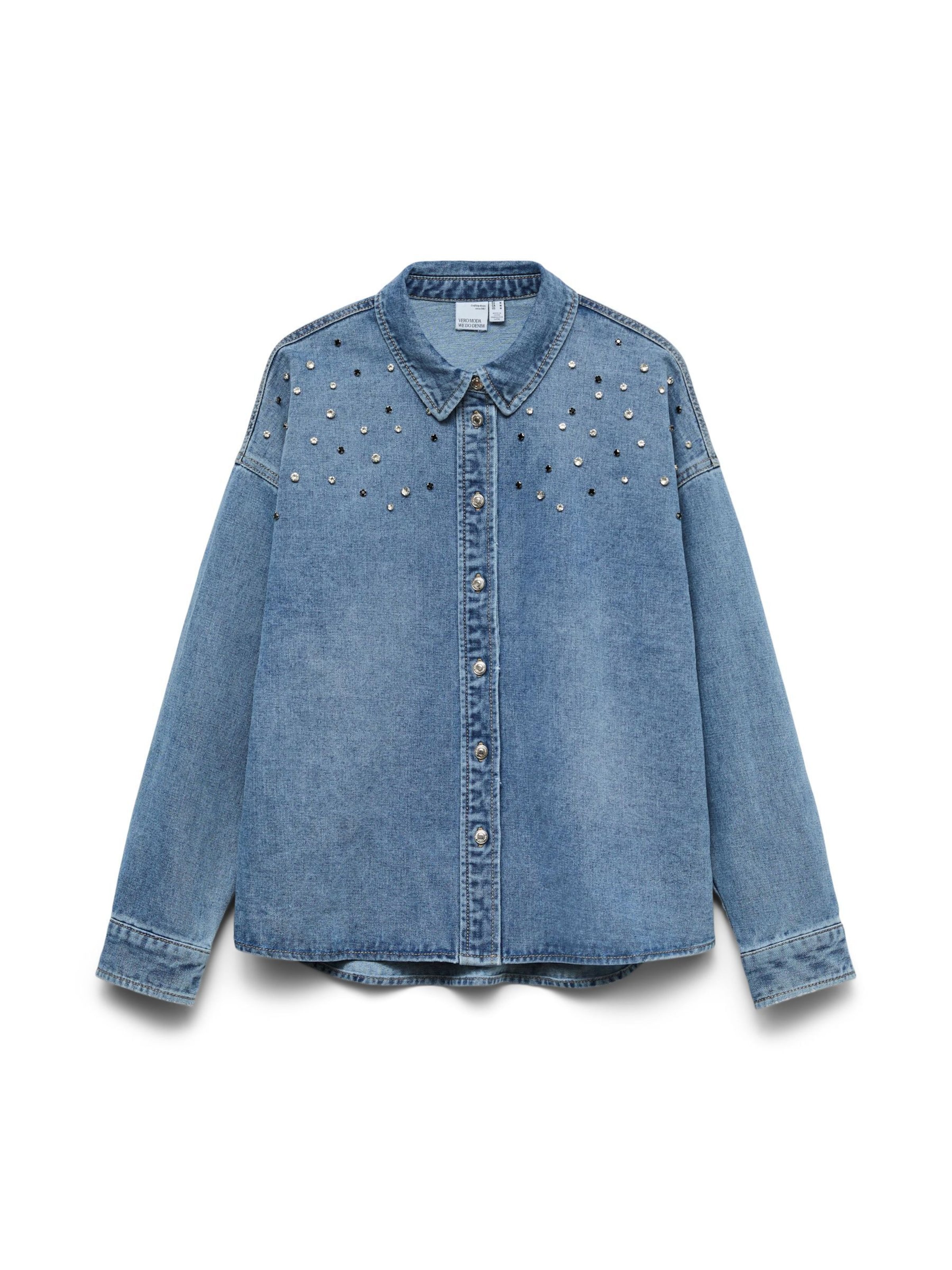 VERO MODA - Blusa 'VMPIXIE' en azul: frente