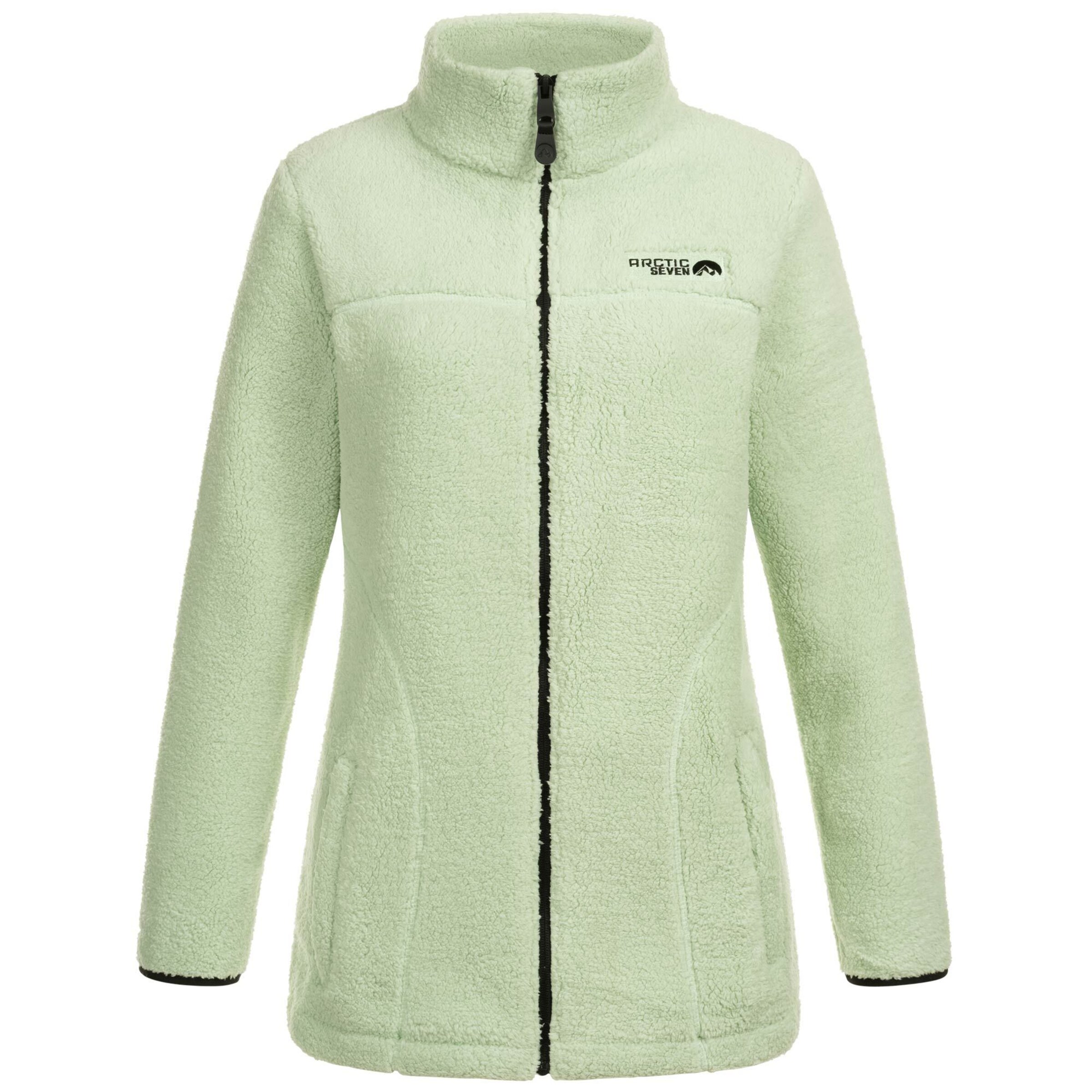 Arctic Seven Fleece Jacket 'Sherpa' in Green