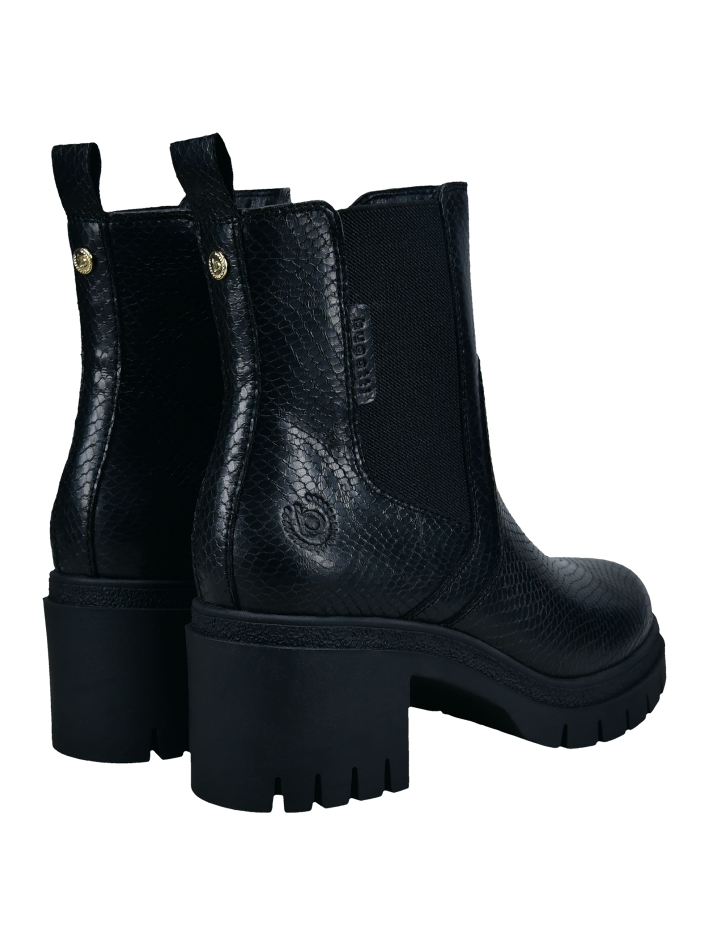 bugatti Stiefelette in Schwarz