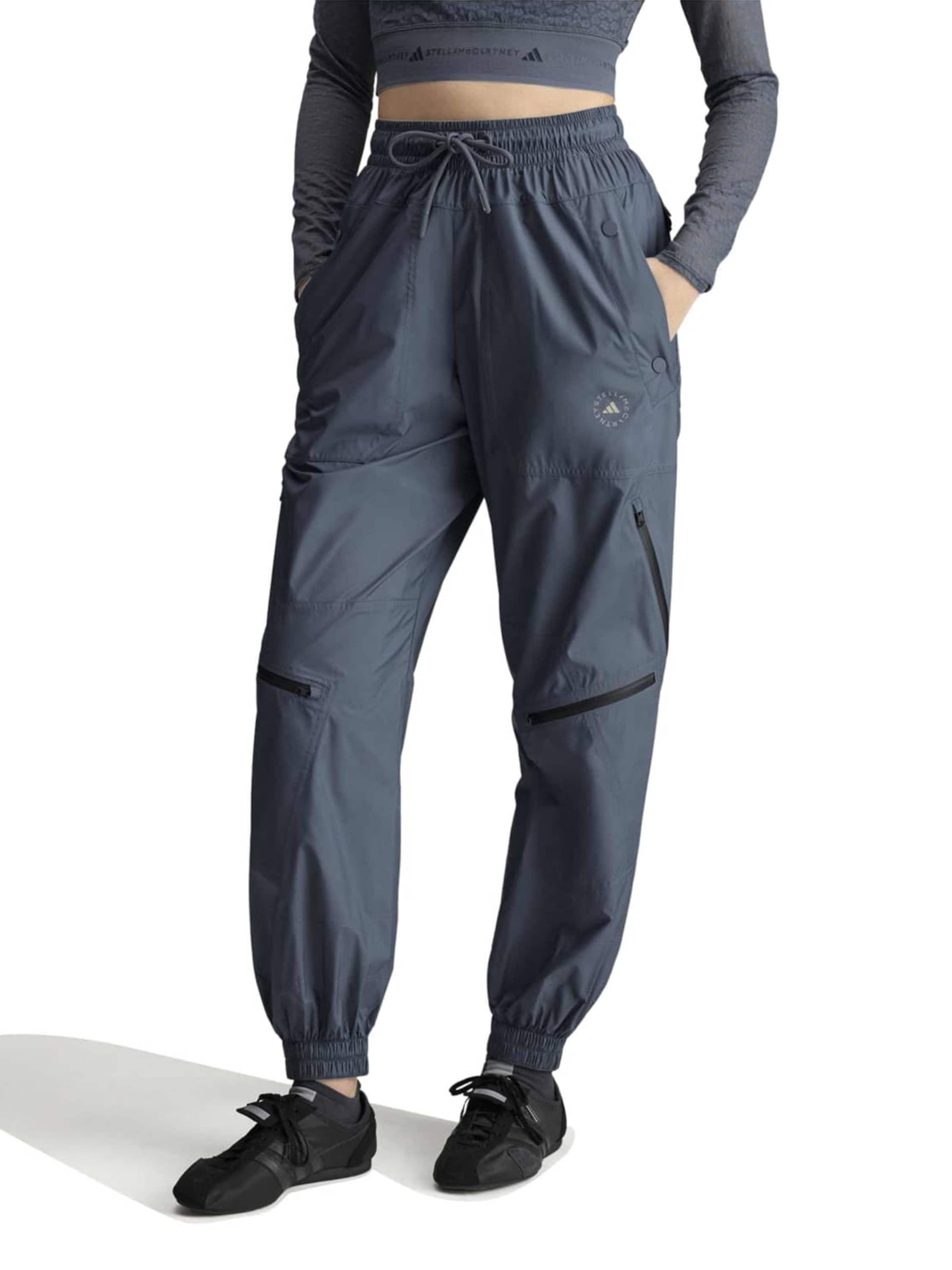 ADIDAS BY STELLA MCCARTNEY Конический (Tapered) Спортивные штаны в Серый: спереди