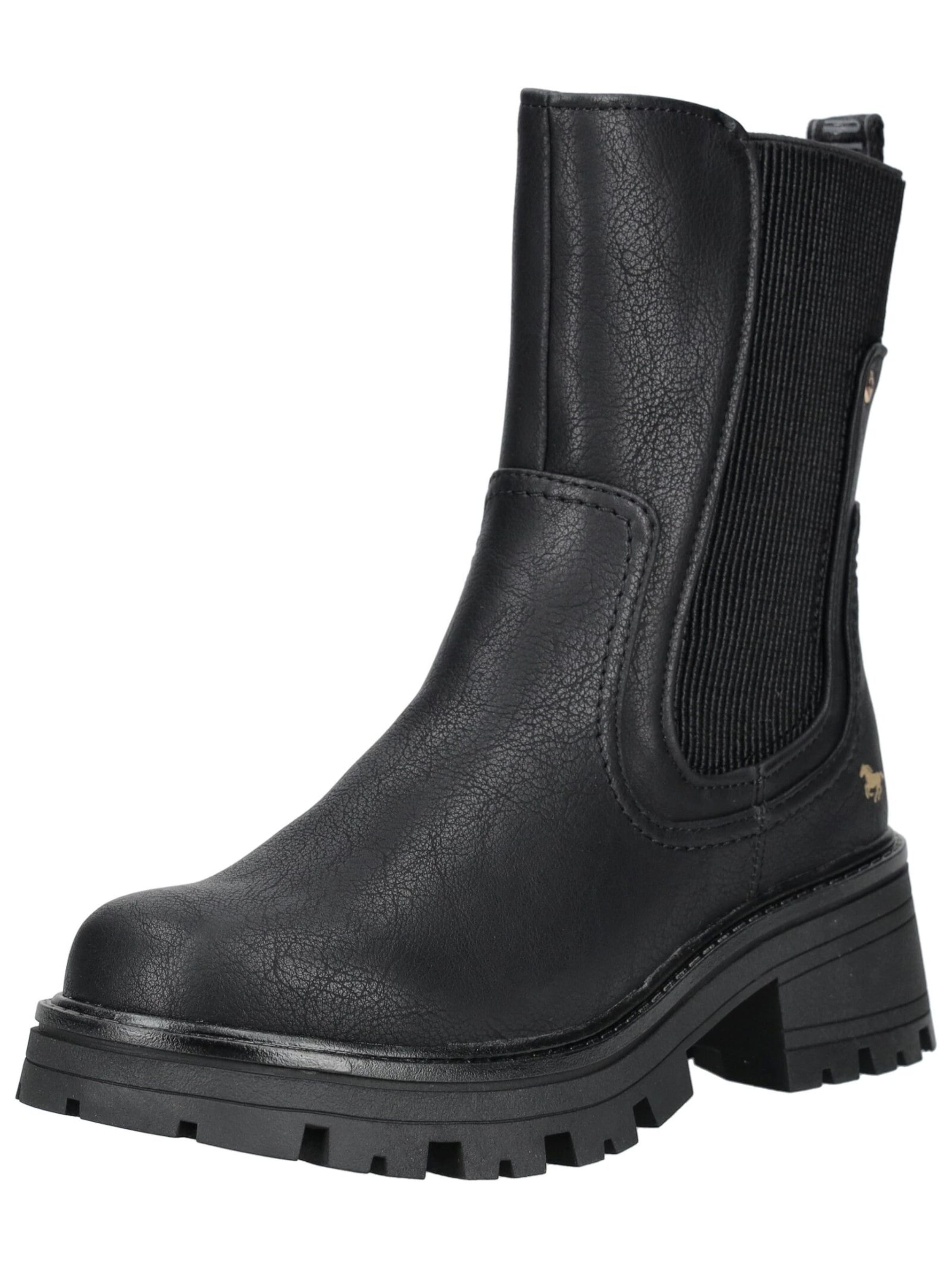 Bottines MUSTANG en noir : devant