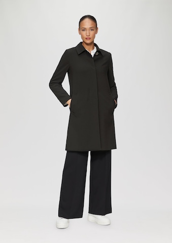s.Oliver BLACK LABEL Between-seasons coat in Black