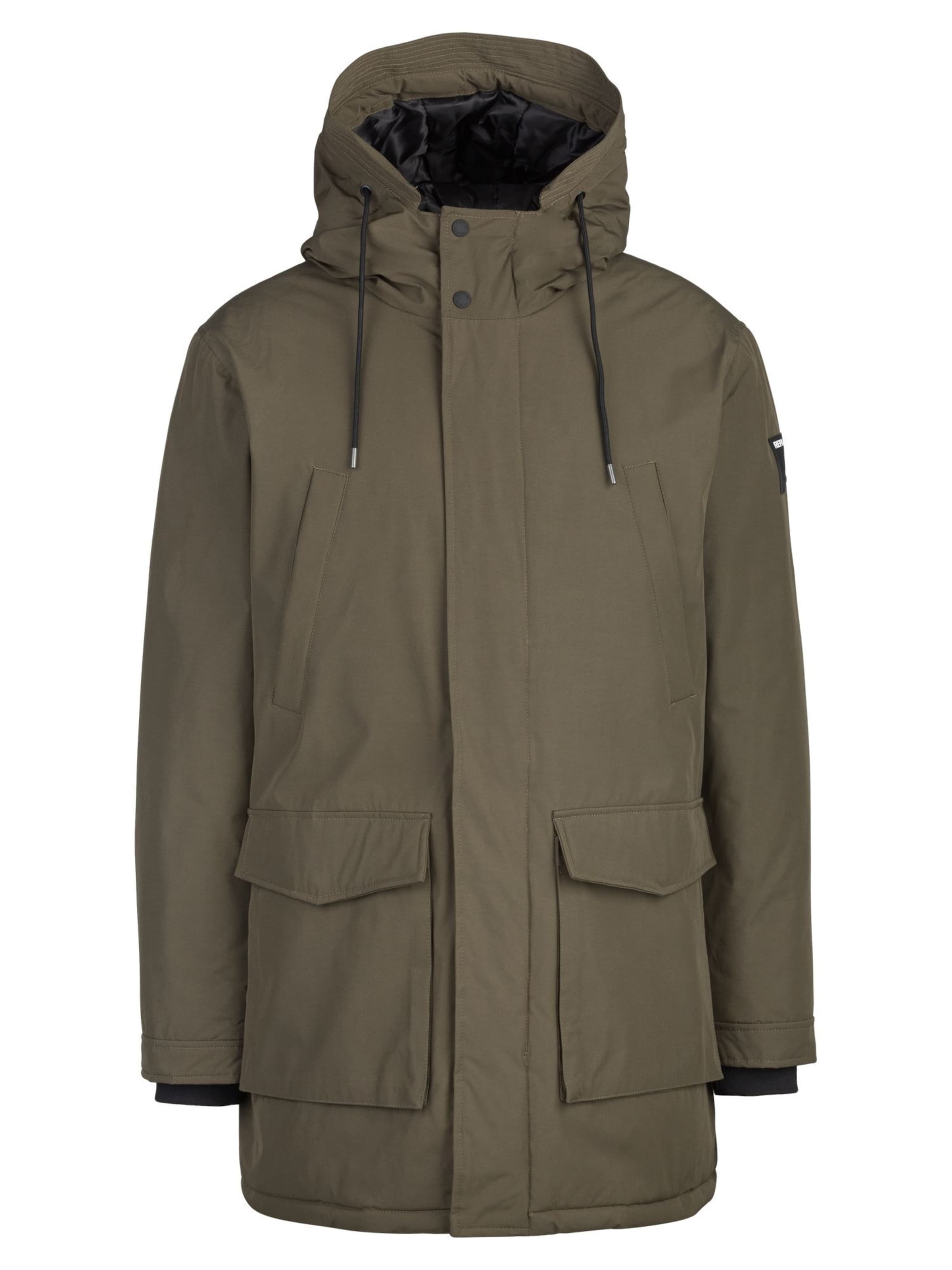 REPLAY Winter parka in Green: front