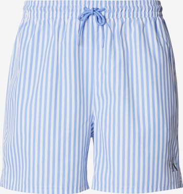 Calvin Klein Swimwear Hlače za k noši | modra barva: sprednja stran