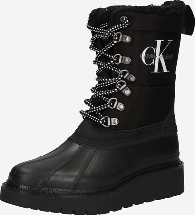 Calvin Klein Jeans Schnürstiefelette in schwarz, Produktansicht