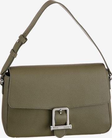 BOSS Casual Shoulder Bag in Green: front