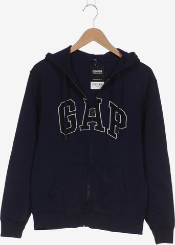 GAP Sweatshirt & Zip-Up Hoodie in M in Blue: front