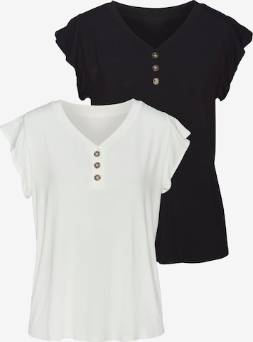 LASCANA - Camisa em preto: frente