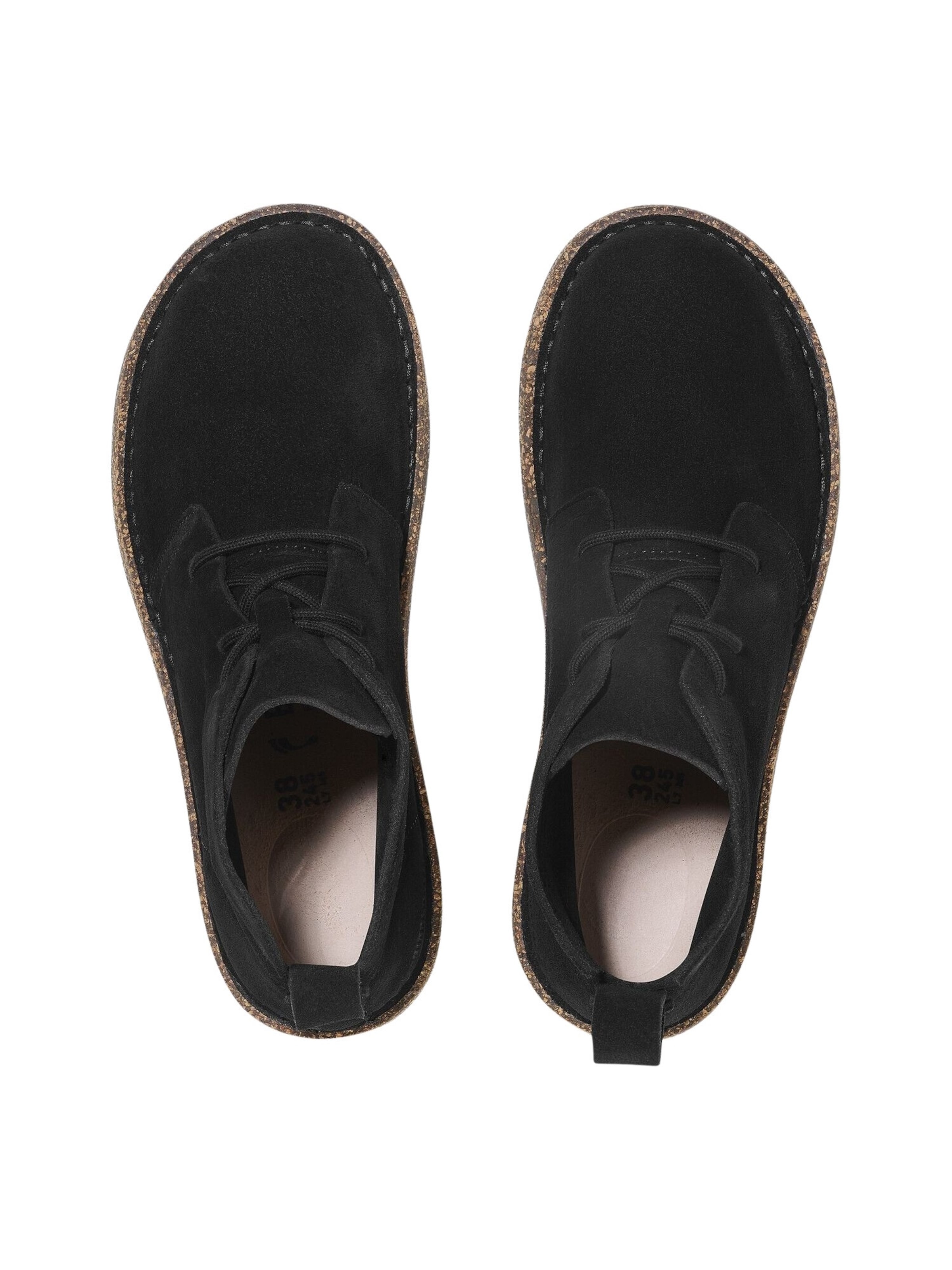 Stivaletto stringato 'Uppsala' di BIRKENSTOCK in nero: frontale