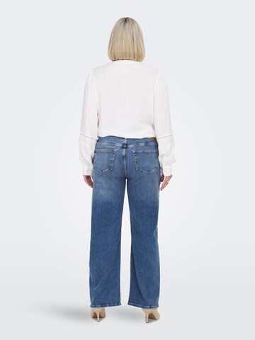 ONLY Carmakoma Wide leg Jeans 'CARRadison' in Blue