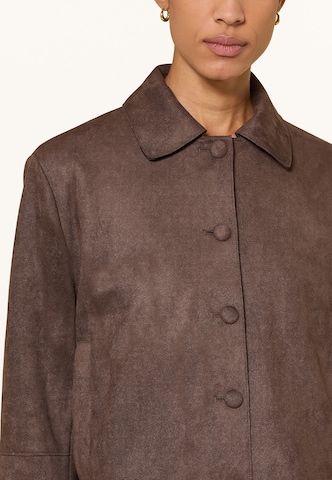 darling harbour Bluse Blouson in Braun: Vorderseite
