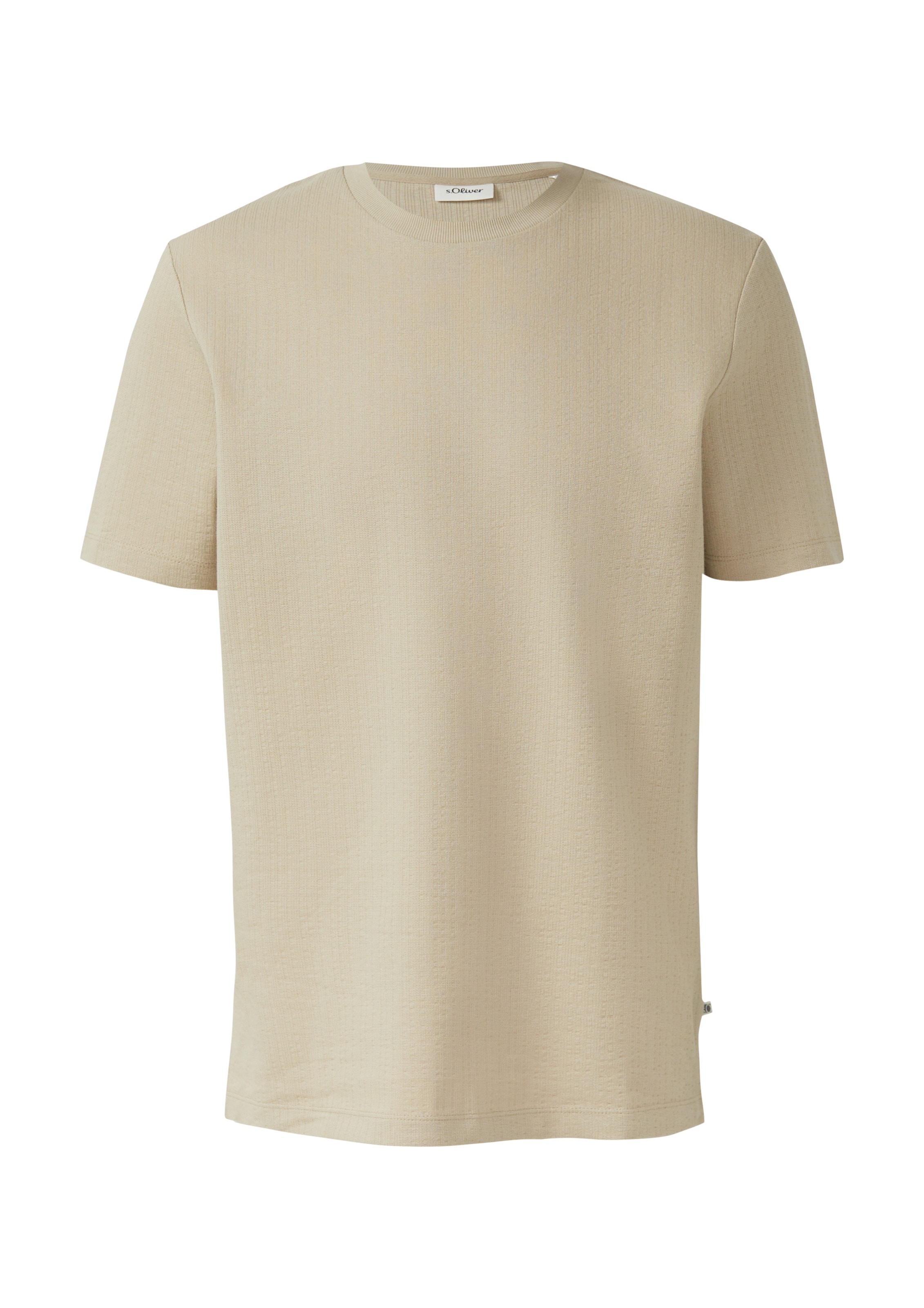 s.Oliver T-Shirt in Beige: Vorderseite