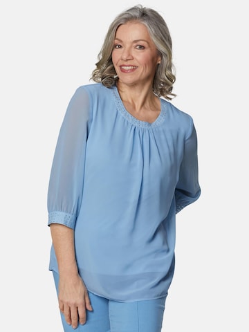 Goldner Blouse in Blauw: voorkant