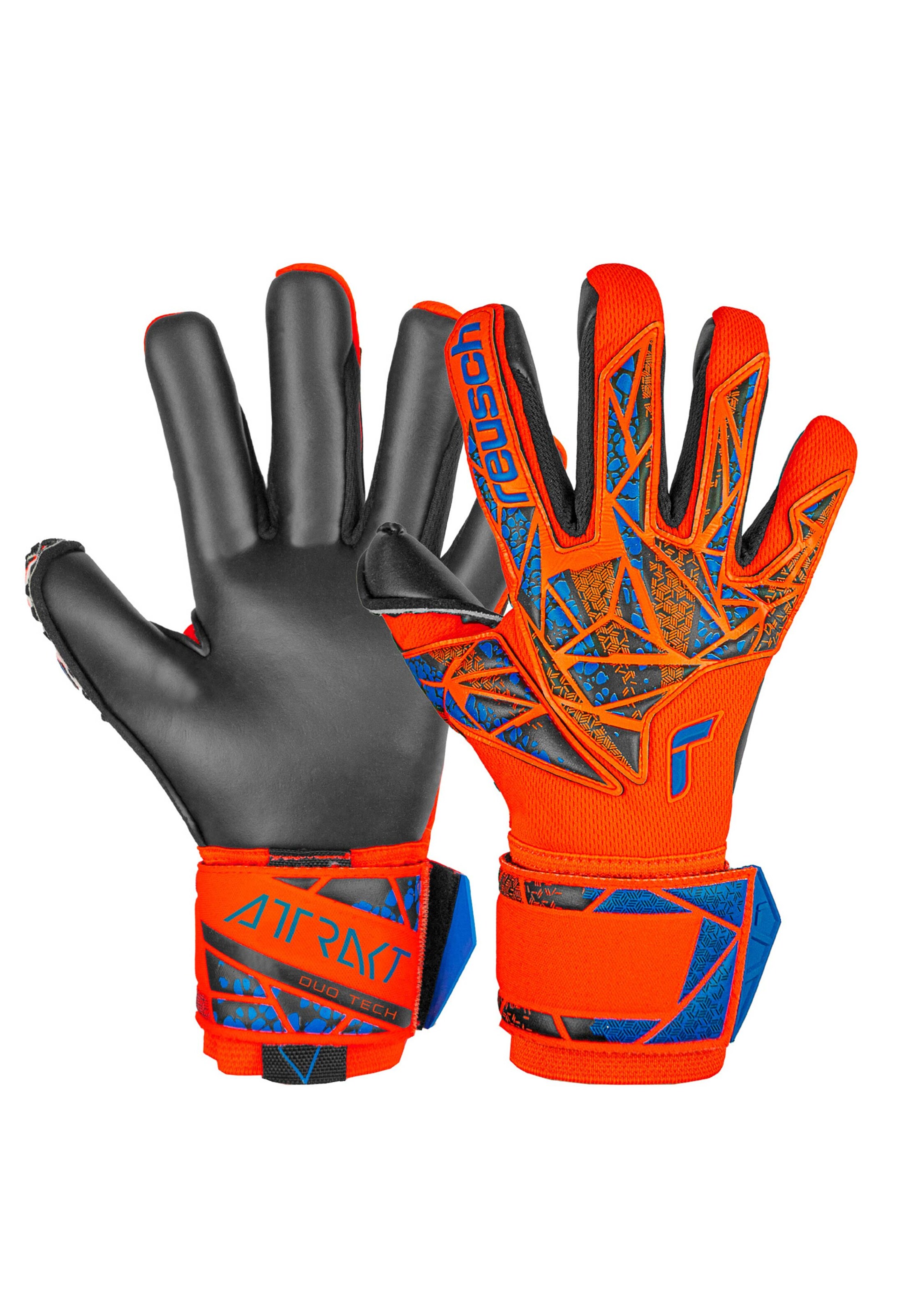 REUSCH Sports gloves 'Attrakt Duo' in Orange: front