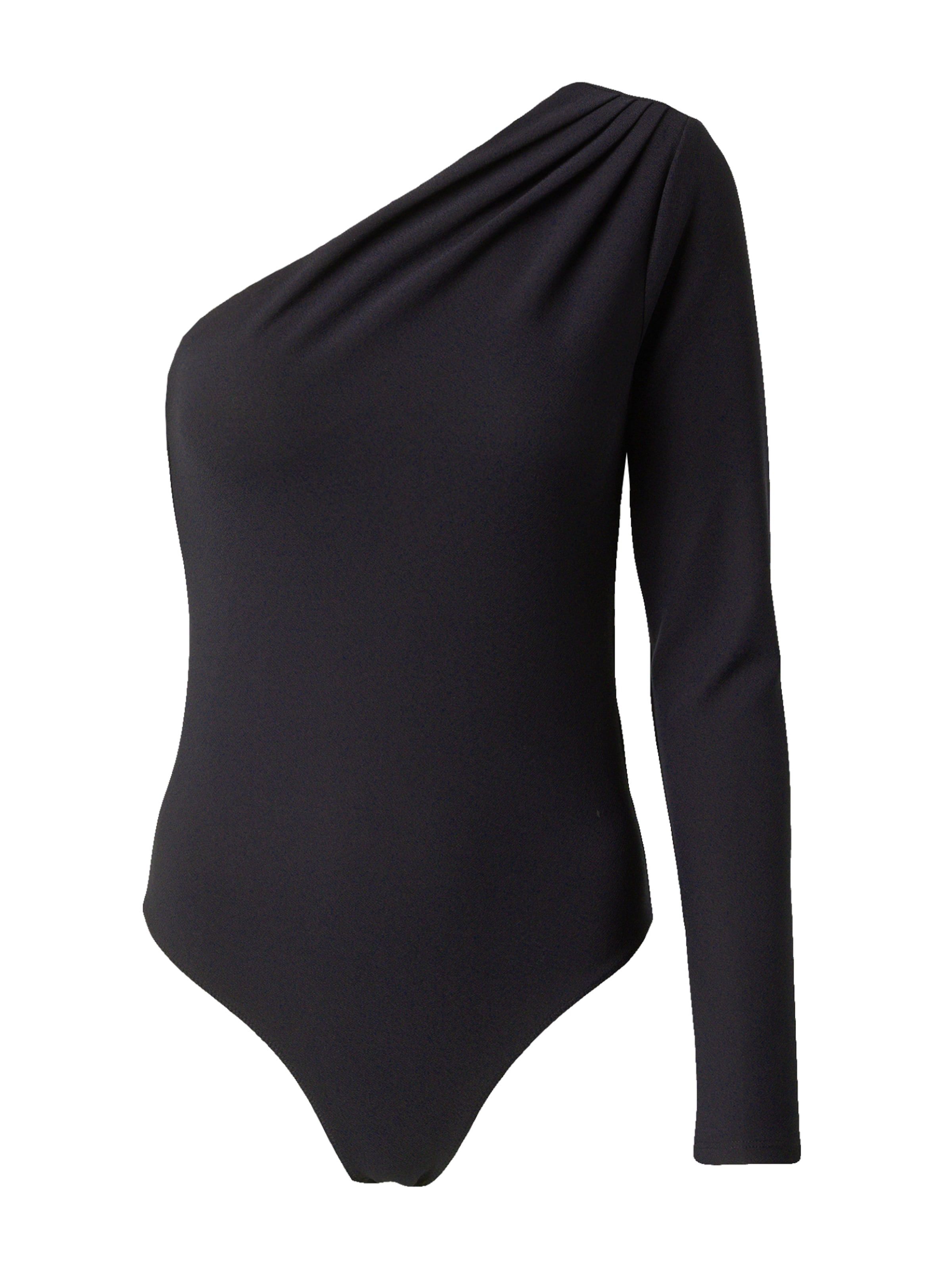 Abercrombie & Fitch Blouse bodysuit in Black: front