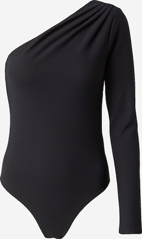 Abercrombie & Fitch Blouse body in Zwart: voorkant