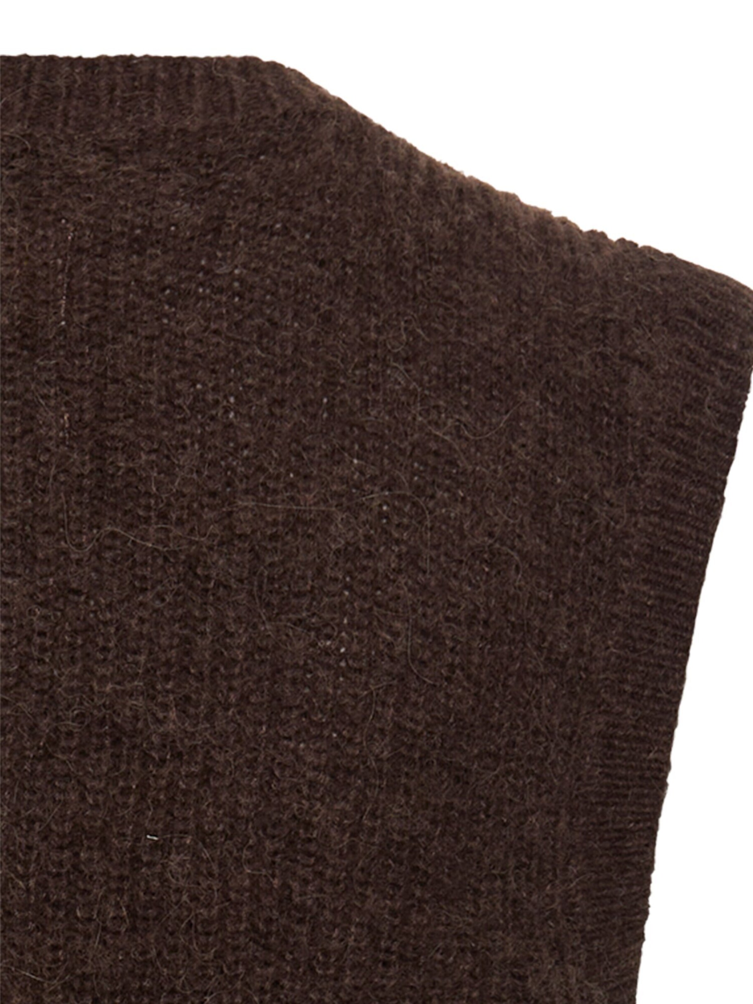 CAMEL ACTIVE Strickweste mit Knopfleiste in Braun